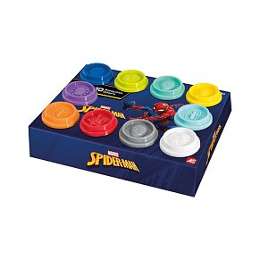 Dough Marvel Spiderman Set With 10 Pots And 3D Caps 500gr