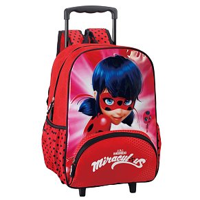 Σχολική Τσάντα Τρόλεϊ Δημοτικού Miraculous Ladybug