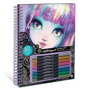 Nebulous Stars Βιβλίο Ζωγραφικής Black Pages Isidora