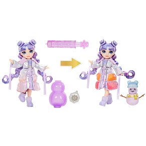 Rainbow High Winter Wonderland Violet Doll with Magic Snow & Snowman Kit