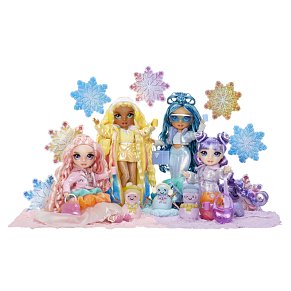 Rainbow High Winter Wonderland Violet Doll with Magic Snow & Snowman Kit