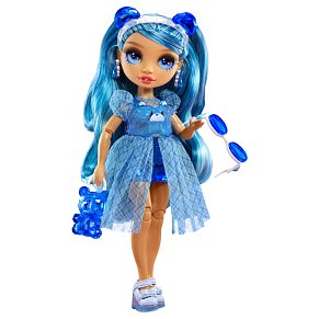 Rainbow High Creative Crystals Skyler – 11” Blue Fashion Doll with DIY Crystal Accessory Kit