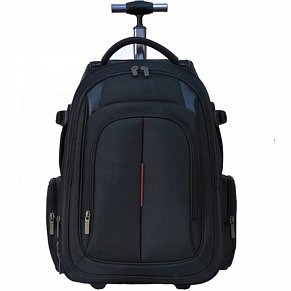 School Bag Trolley Paso Total Black