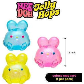 NeeDoh Jelly Hops Bunny Squishy Fidget Toy