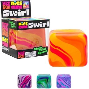 NeeDoh Nice Cube Swirl Squishy Stress Toy