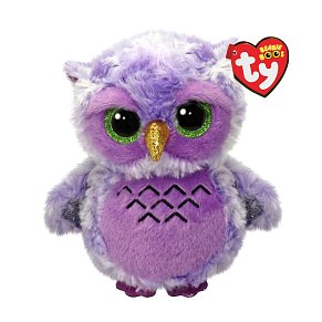 TY Beanie Boos Owlivia Plush Owl Purple 15cm
