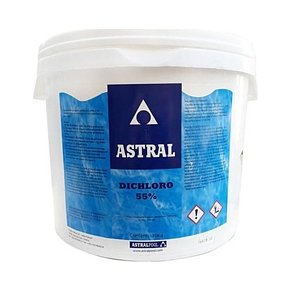Astral Dichloro 55% 10kg | Fast-Dissolving Pool Chlorine Granules