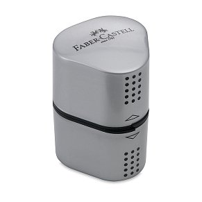 Faber-Castell Trio Box Τριπλή Ξύστρα Βαρελάκι