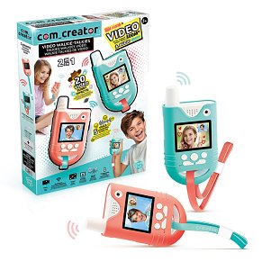 Com Creator Σετ 2 Walkie - Talkie  με Video Creator Για 6+ Χρονών