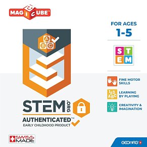 GEOMAG Magicube 6 Μαγνητικά Building Blocks