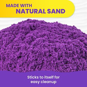 Spin Master Kinetic Sand Μωβ 2lbs Επανασφραγιζόμενη Συσκευασία