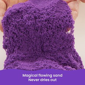 Spin Master Kinetic Sand Μωβ 2lbs Επανασφραγιζόμενη Συσκευασία