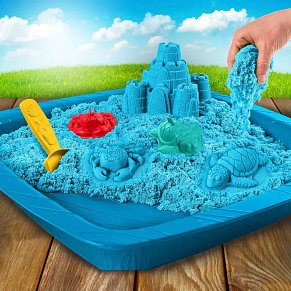 Spin Master Kinetic Blue Sand Σούπερ Σετ Άμμος