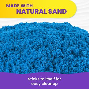Spin Master Kinetic Sand Μπλε 2lbs Επανασφραγιζόμενη Συσκευασία