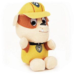 Spin Master Paw Patrol Λούτρινα Κουταβάκια Rubble 7,5cm (20131888)