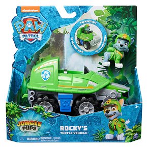 Spin Master PAW Patrol Jungle Pups – Όχημα Χελώνα του Rocky (20143426)