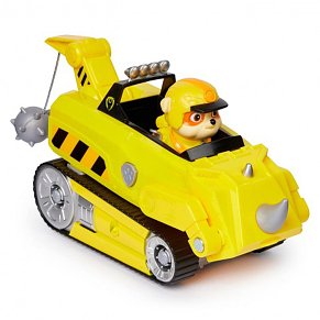 Spin Master PAW Patrol Jungle Pups – Όχημα Ρινόκερος του Rubble (20143427)