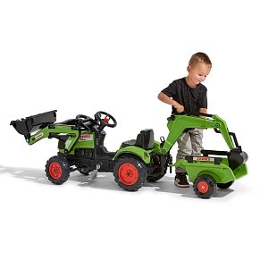 FALK Claas backhoe Τρακτέρ με Εκσκαφέα και Καρότσα