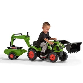 FALK Claas backhoe Τρακτέρ με Εκσκαφέα και Καρότσα