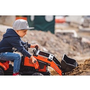 FALK Kubota backhoe Τρακτέρ με Εκσκαφέα και Καρότσα