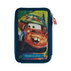 Κασετίνα Disney Cars με 3 Φερμουάρ