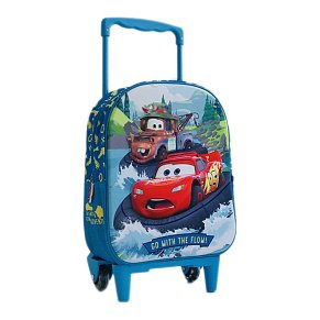 Σχολική Τσάντα Τρόλεϊ Νηπιαγωγείου Trolley 3D Cars