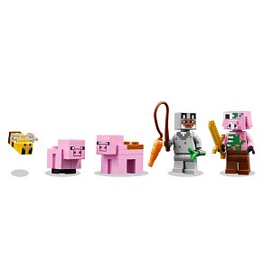 LEGO Minecraft Το Σπίτι του Μωρού Γουρουνιού 21268 - 238 Τεμάχια