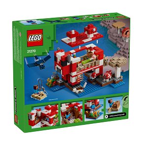 LEGO Minecraft Το Σπίτι Mooshroom 21270 - 500 Τεμάχια