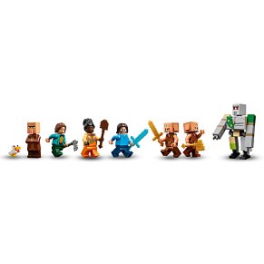 LEGO Minecraft Η Επίθεση στο Χωριό με το Μπαλόνι Ghast 21273 (555 Τεμάχια)
