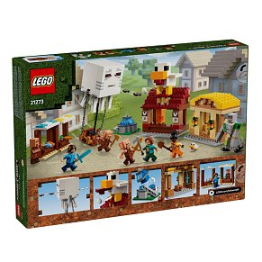 LEGO Minecraft Η Επίθεση στο Χωριό με το Μπαλόνι Ghast 21273 (555 Τεμάχια)