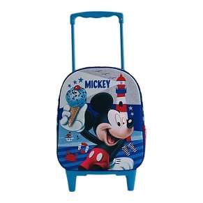 Σχολική Τσάντα Τρόλεϊ Νηπιαγωγείου Trolley 3D Mickey