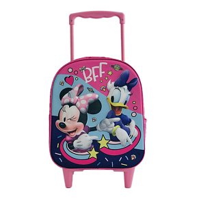 Σχολική Τσάντα Τρόλεϊ Νηπιαγωγείου Trolley 3D Minnie
