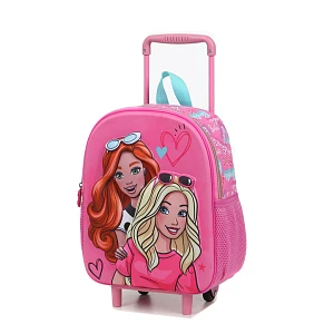 Kindergarten School Bag Trolley 3D Barbie