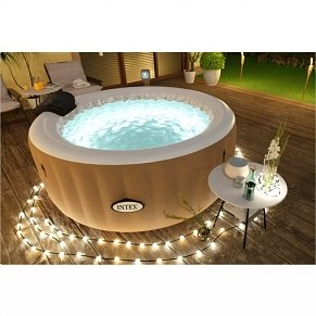 Intex PureSpa Bubble Massage Spa 196x71εκ 4 Ατόμων Jacuzzi
