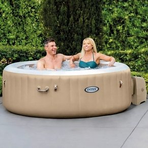 Intex PureSpa Bubble Massage Spa 196x71εκ 4 Ατόμων Jacuzzi