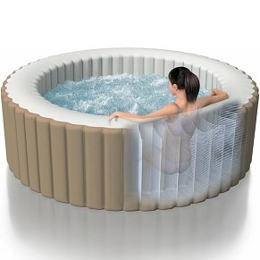 Intex PureSpa Bubble Massage Spa 196x71εκ 4 Ατόμων Jacuzzi