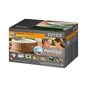 Intex PureSpa Bubble Massage Spa 196x71εκ 4 Ατόμων Jacuzzi