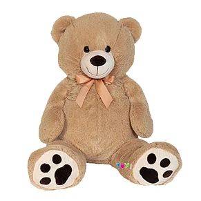 Plush Teddy Bear Beige 100cm