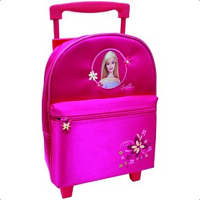 Kindergarten School Bag Trolley Barbie