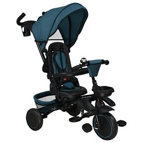 Bebe Stars Racer 360° Folding Tricycle 3-in-1 with Rotating Seat