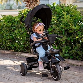 Bebe Stars Racer 360° Folding Tricycle 3-in-1 with Rotating Seat