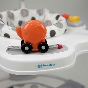Bebe Stars Panda Jumper with Music & 360° Rotating Seat