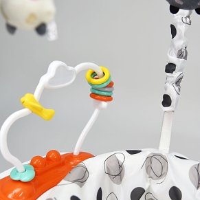 Bebe Stars Panda Jumper with Music & 360° Rotating Seat