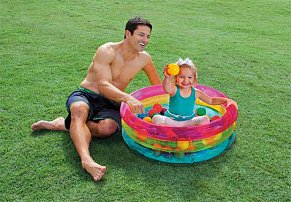 INTEX Classic 3-Ring Baby Ball Pit