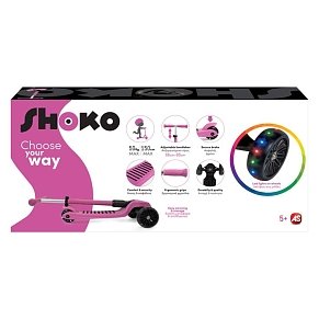 SHOKO SCOOTER TWIST & ROLL XSPEED LIGHT ΜΕ LED ΦΩΣ ΦΟΥΞ