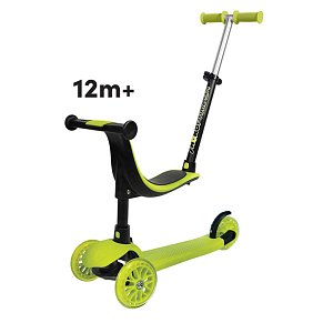 Shoko Kids Scooter Convertible 3 In 1 Light Green Color