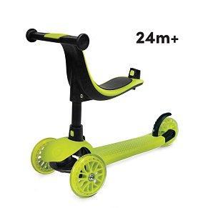 Shoko Kids Scooter Convertible 3 In 1 Light Green Color