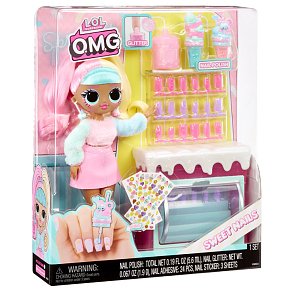 L.O.L Surprise Omg Στούντιο Νυχιών Sweet Nails Κούκλα-Candylicious