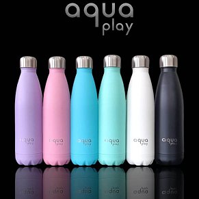 Θερμικό Μπουκάλι 500ml σε Ροζ Χρώμα Stainless Steel
