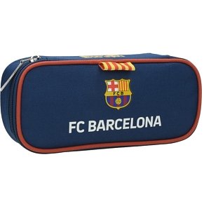 FC Barcelona Large Pencil Case with 1 Zipper – Blue